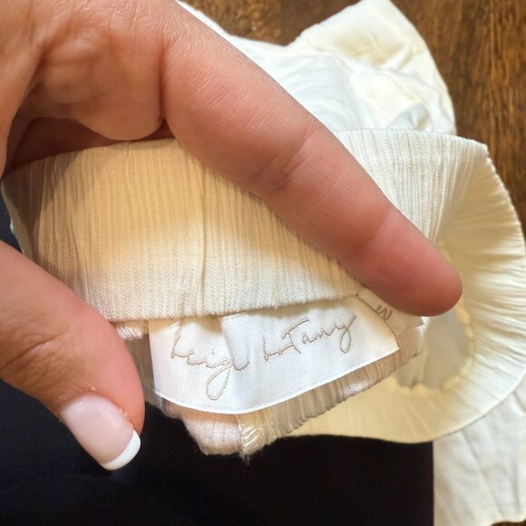 NWT Ruby and Jenna Cream Textured Woven SET Size Medium - Picture 5 of 8